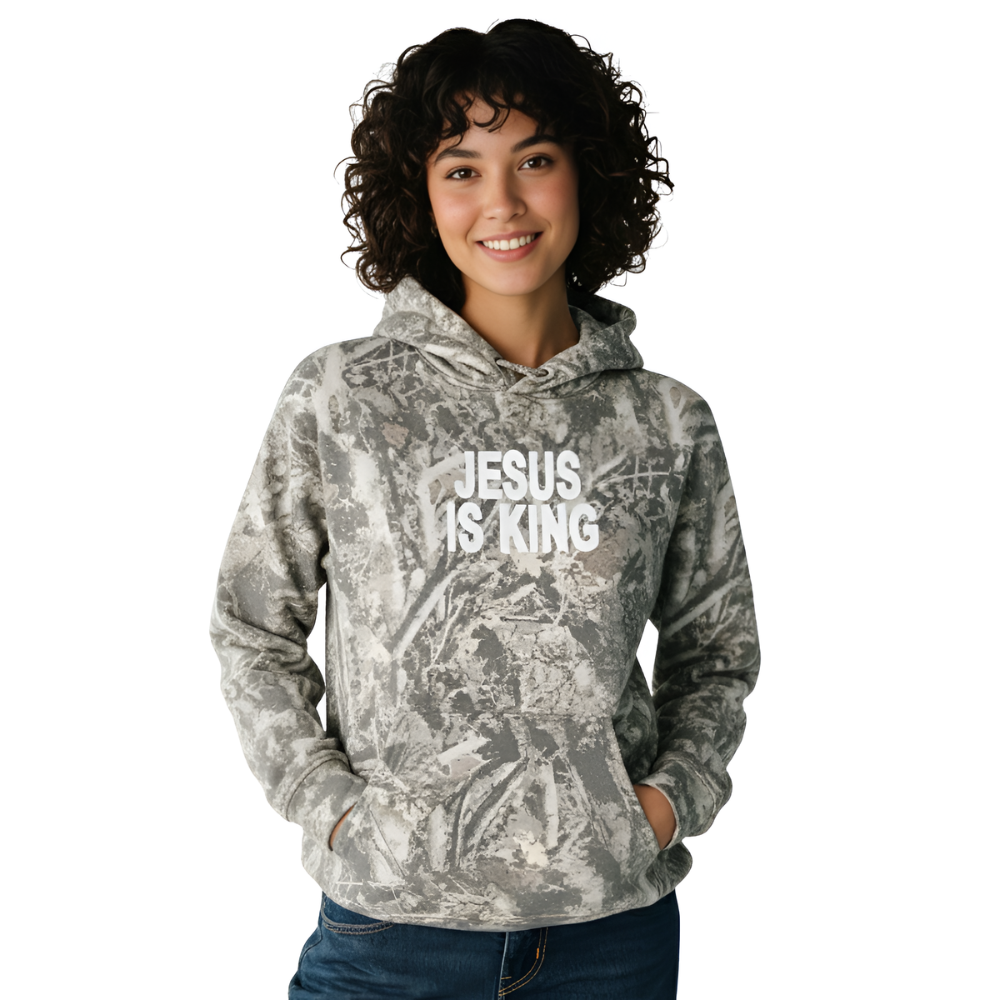 Jesus Is King Printed Hoodie