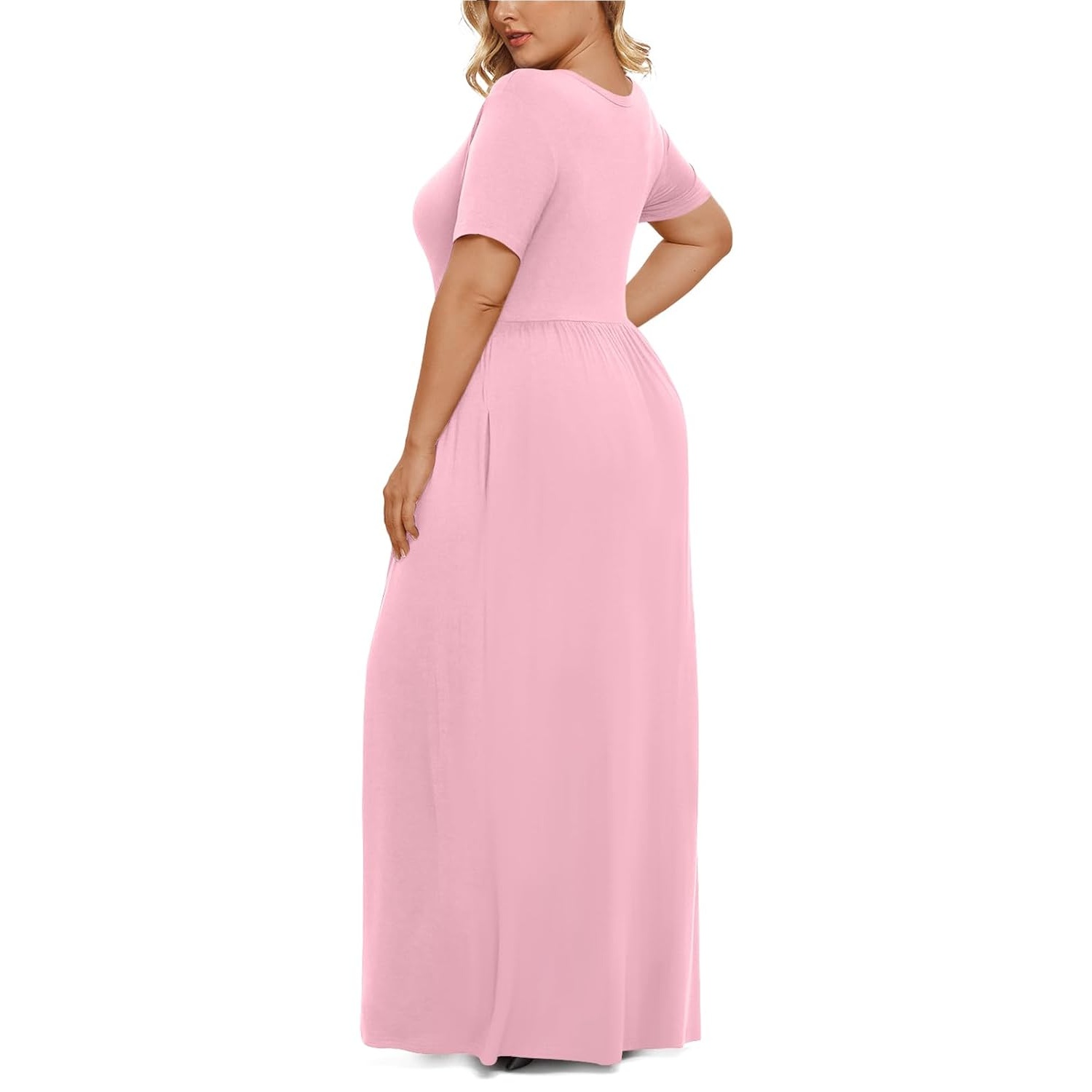 Casual Short Sleeve Maxi Dress For Women