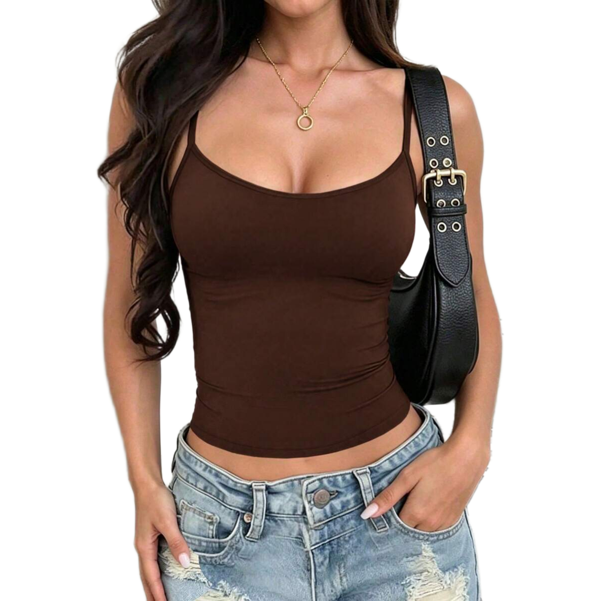 Casual Versatile Slim Fit Camisole Top For Women