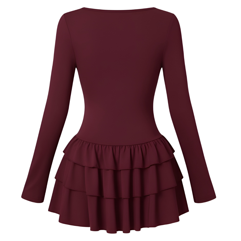 Tiered Ruffle Mini Dress