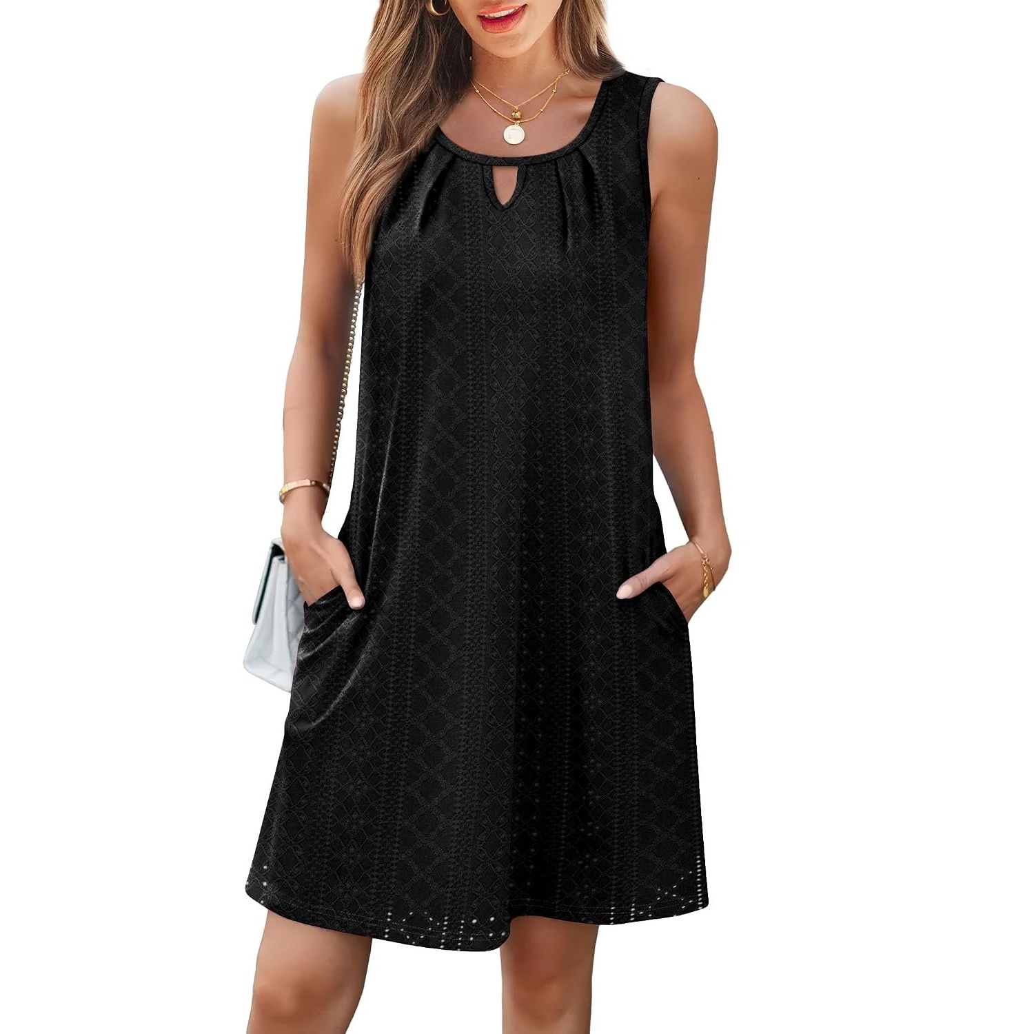 Boho Sleeveless Coverup Swimsuit Dress For Women