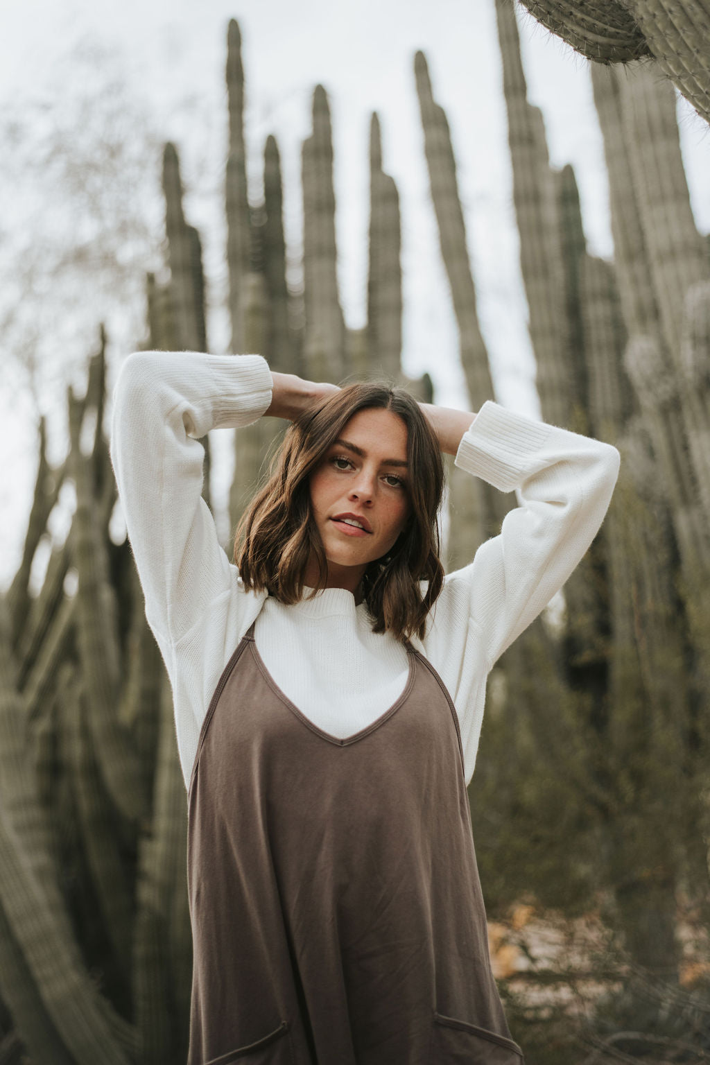 Women's Casual Wide Leg Jumpsuit-Comfy Blouse