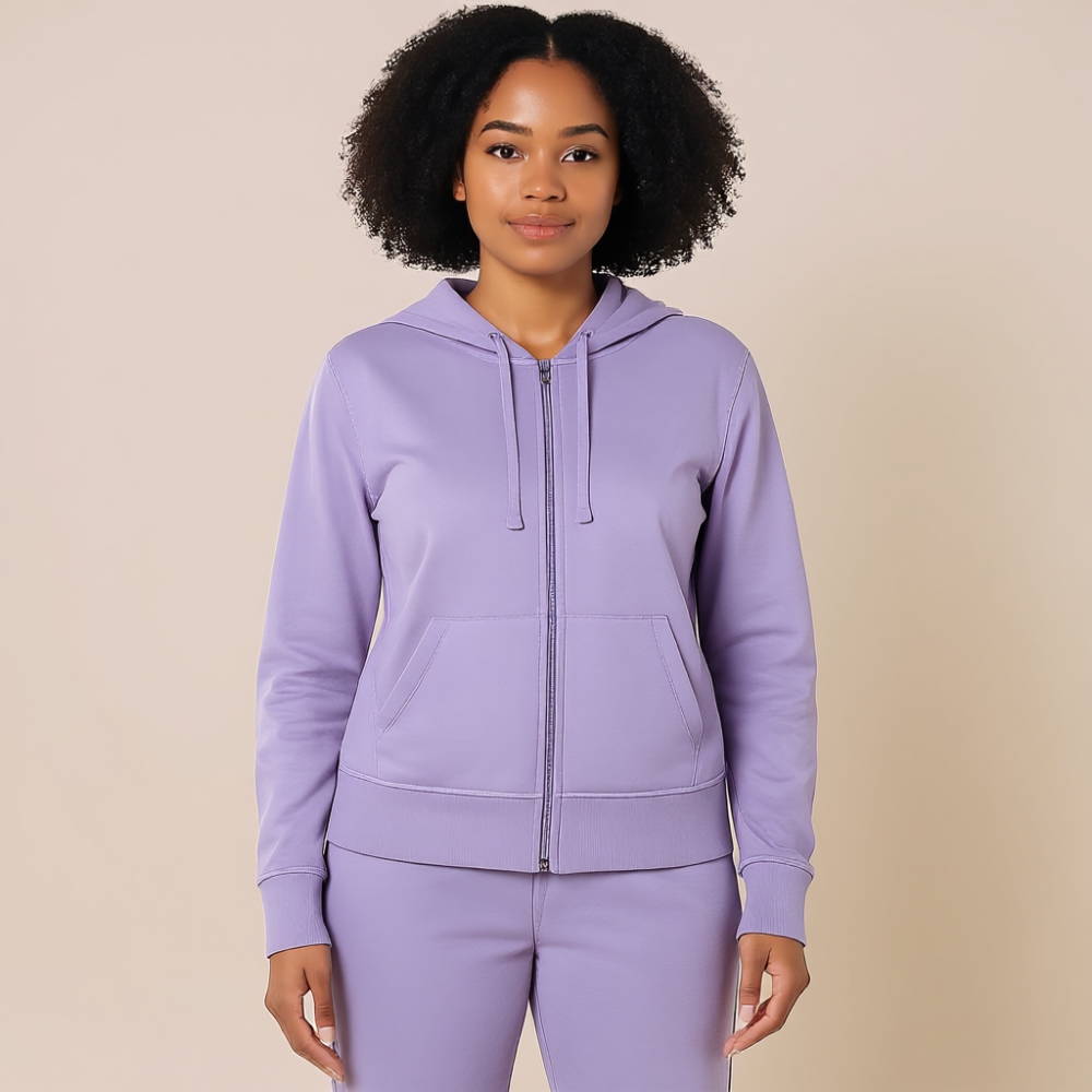 Women Fleece Full Zip Hoodie