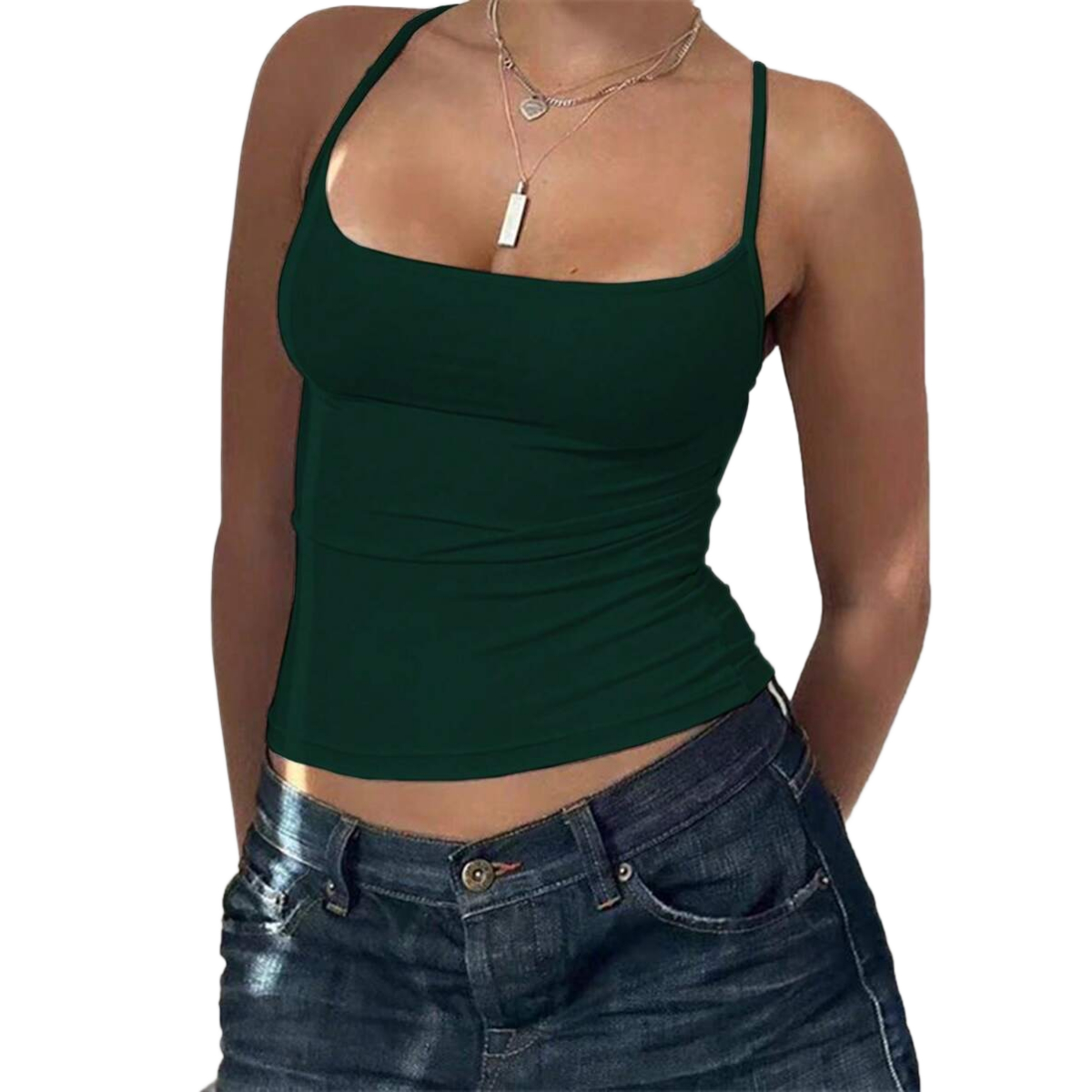 Casual Versatile Slim Fit Camisole Top For Women