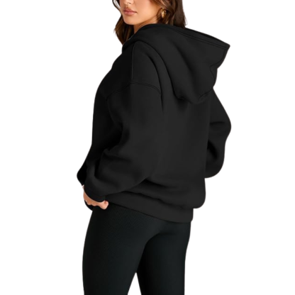 Oversized Fleece Hoodie For Womens