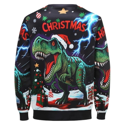Funny 3D Print Christmas Ugly Sweater For Men And Women