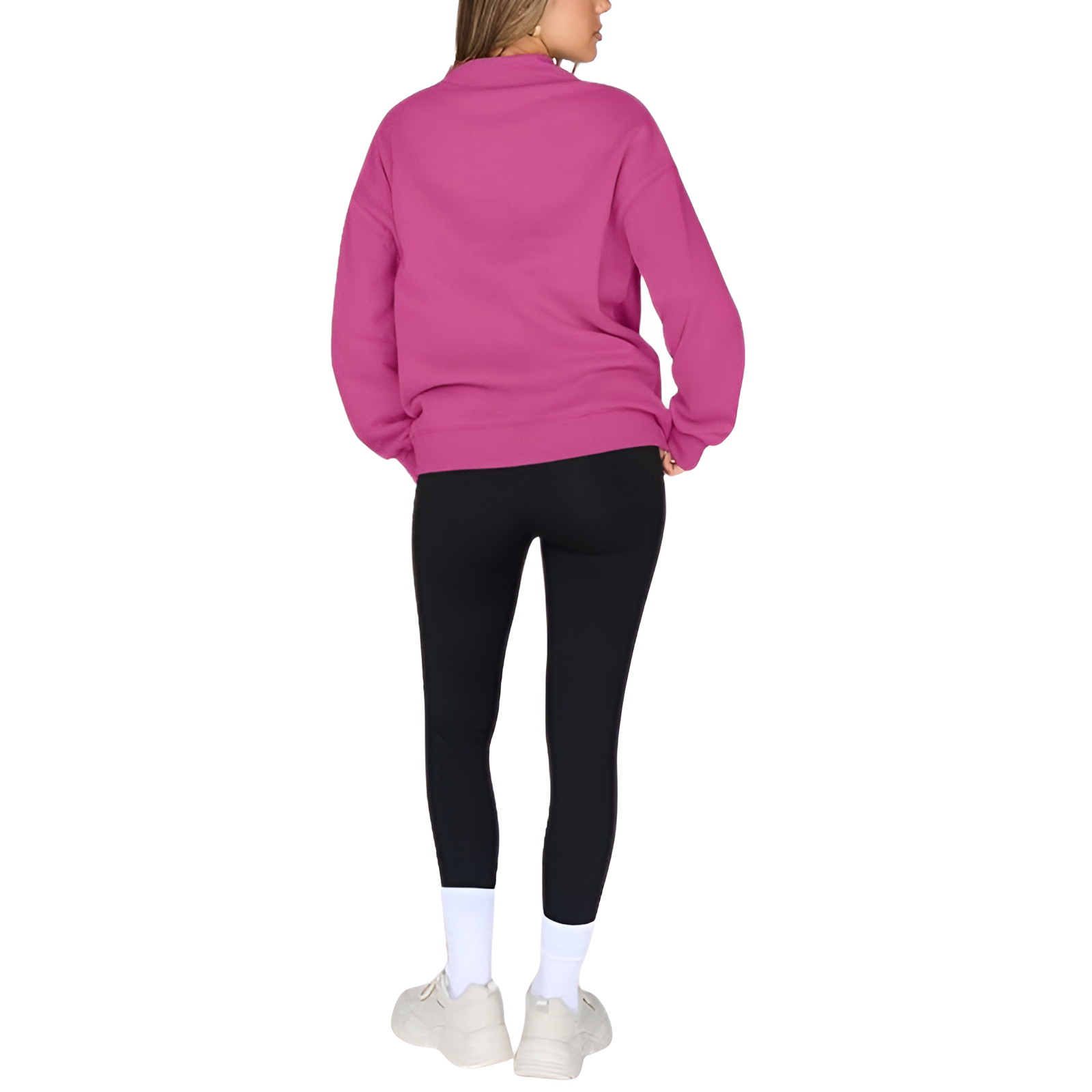 Womens Oversized Sweatshirts Turtleneck Pullover Long Sleeve Hoodies