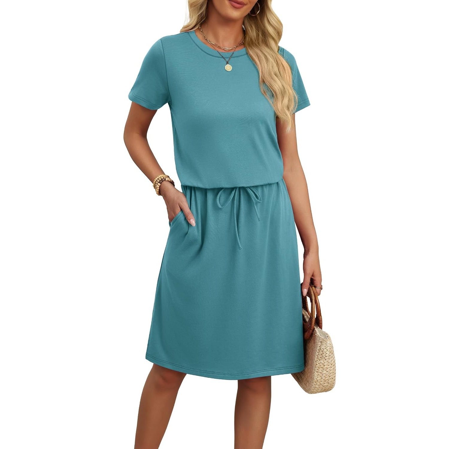 Casual Summer Sundress With Pockets For Women