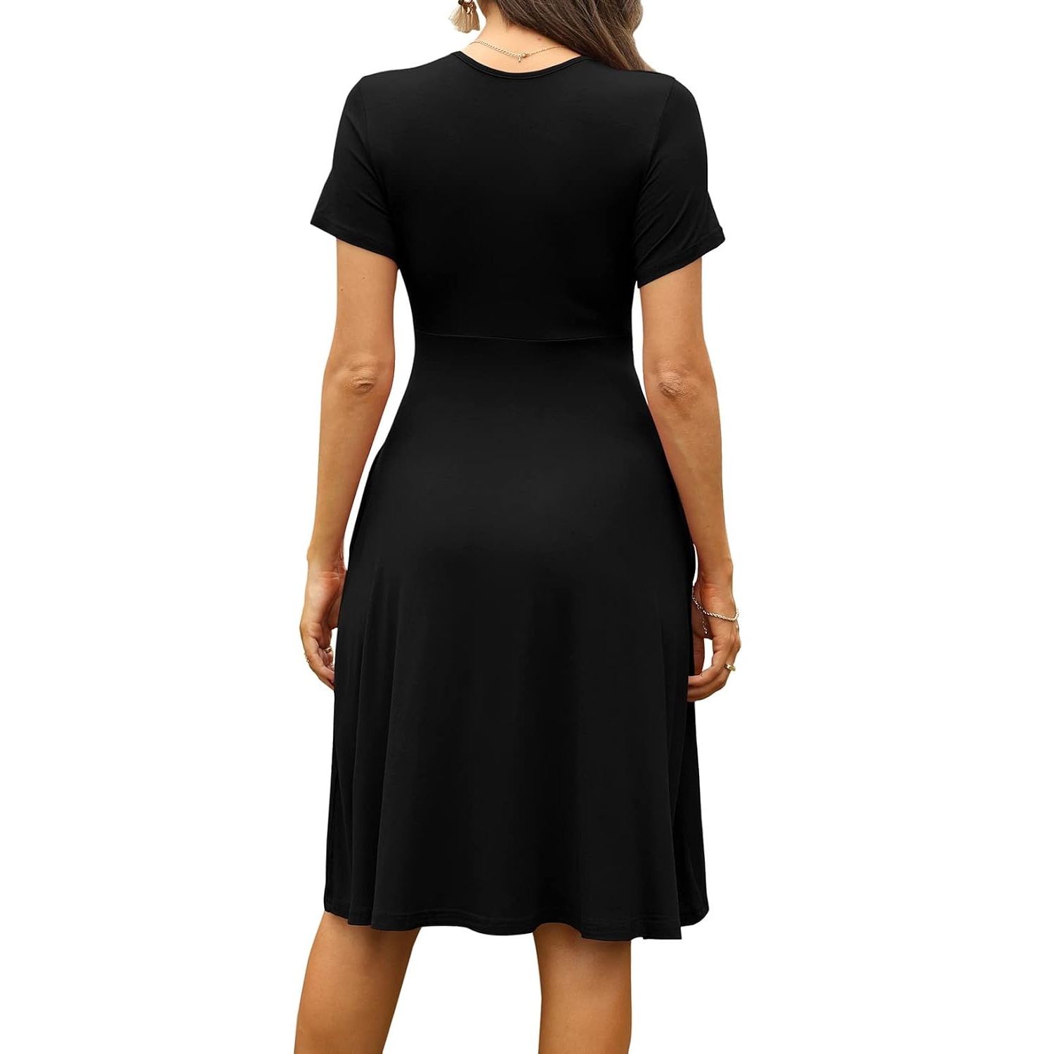 Casual Short Sleeve Dress For Parties And Everyday Wear For Women