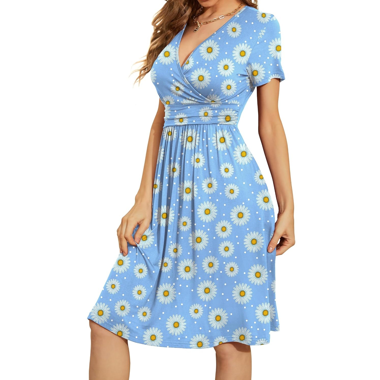Casual Short Sleeve Dress For Parties And Everyday Wear For Women