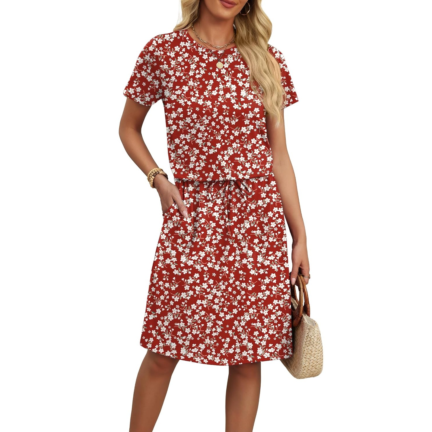 Casual Summer Sundress With Pockets For Women
