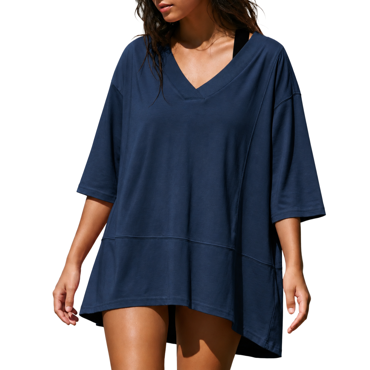Soft Oversized Loose Fit Blouse Top For Women