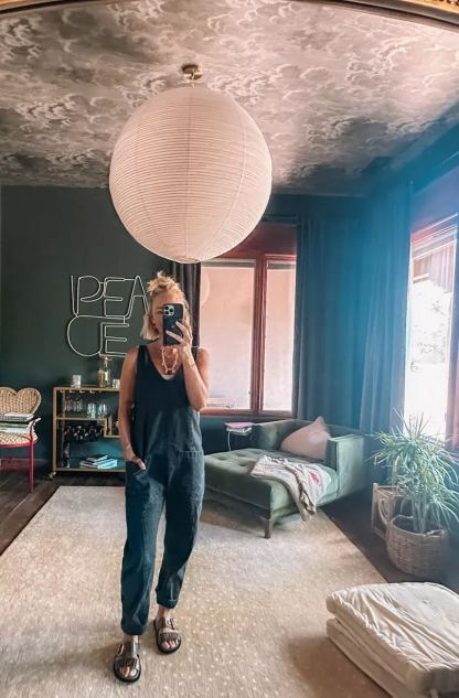 Denim Jumpsuit With Pockets