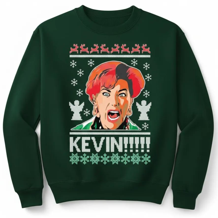 Merry Christmas Printed Ugly Christmas Sweater