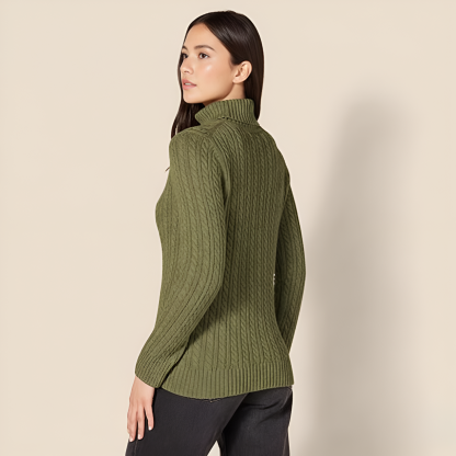 Classic Fisherman Cable Knit Sweater