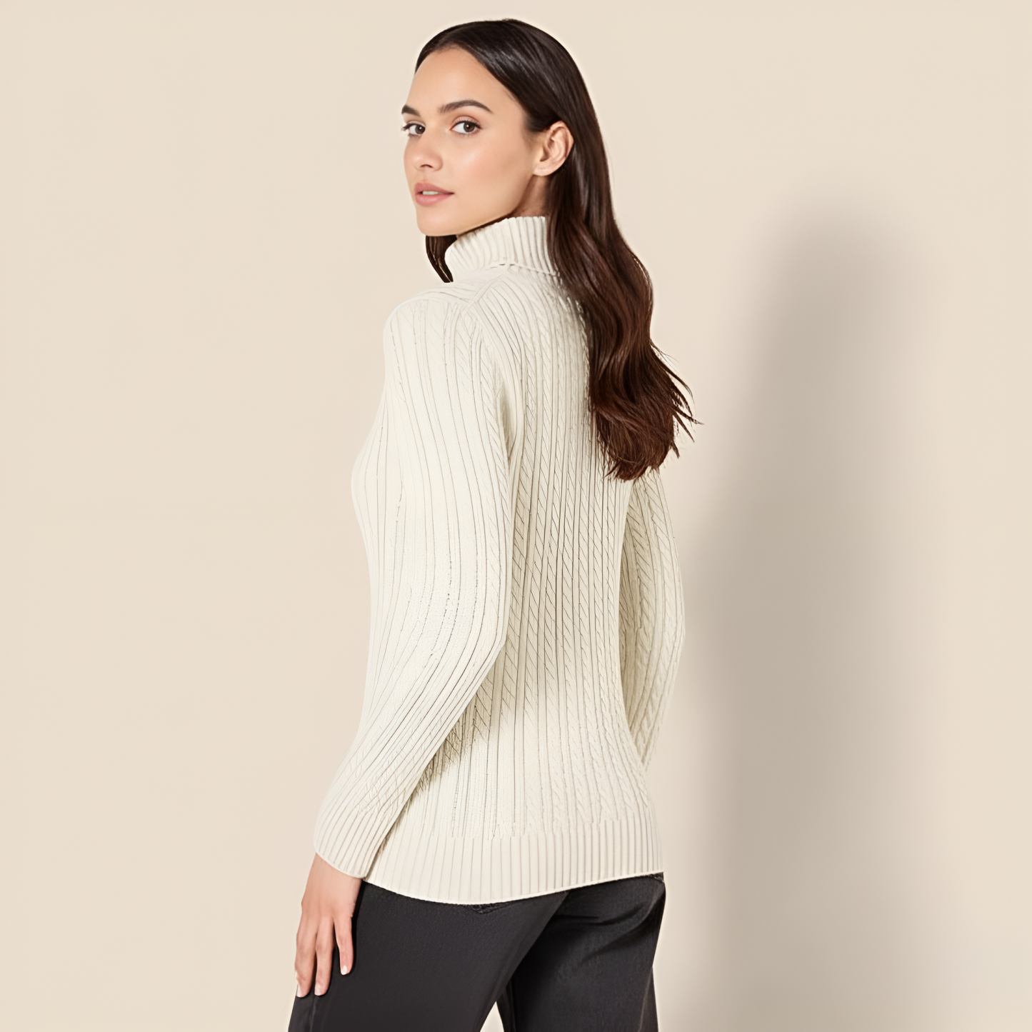 Classic Fisherman Cable Knit Sweater