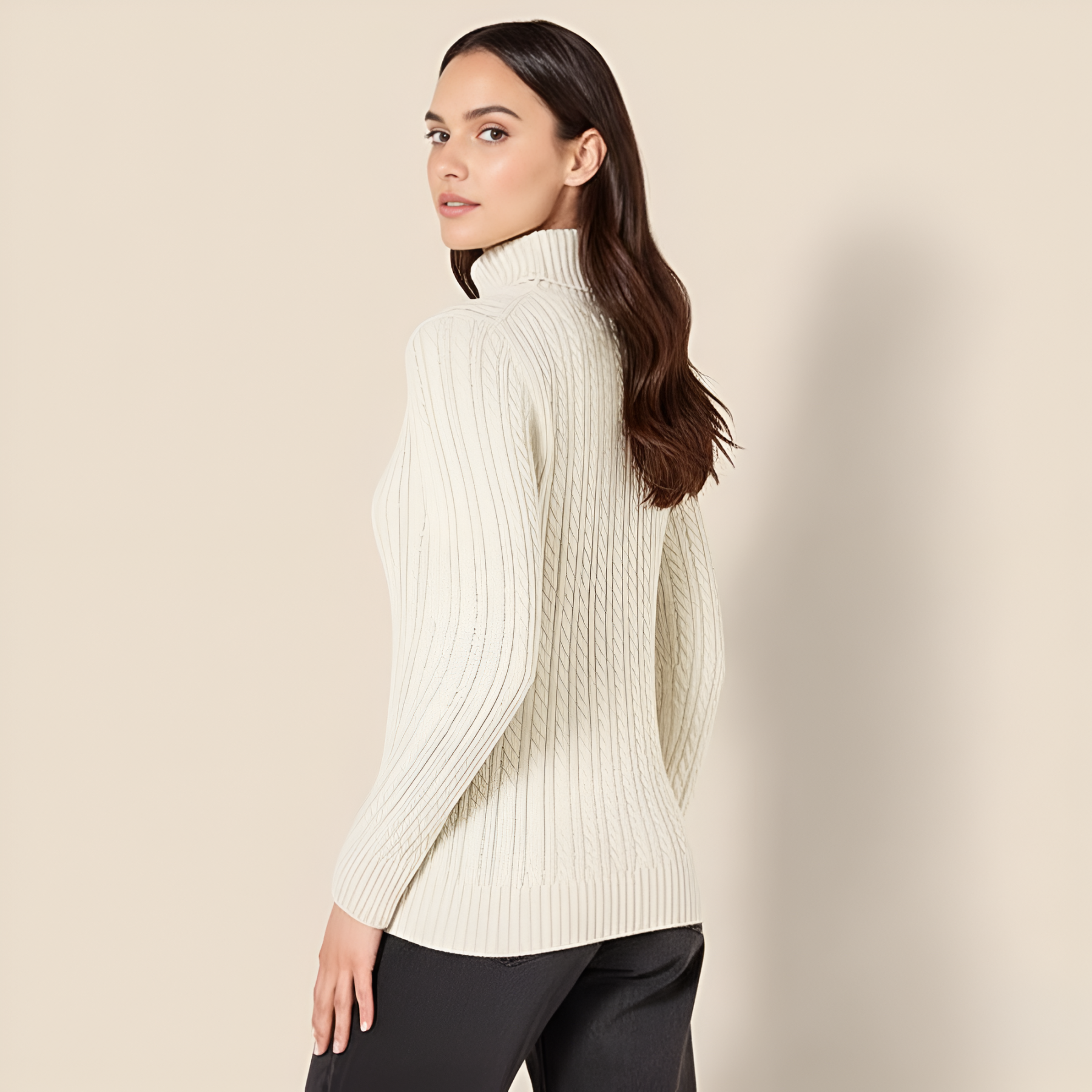 Classic Fisherman Cable Knit Sweater