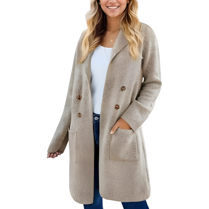 Long Open Front Cardigan Coat for Women