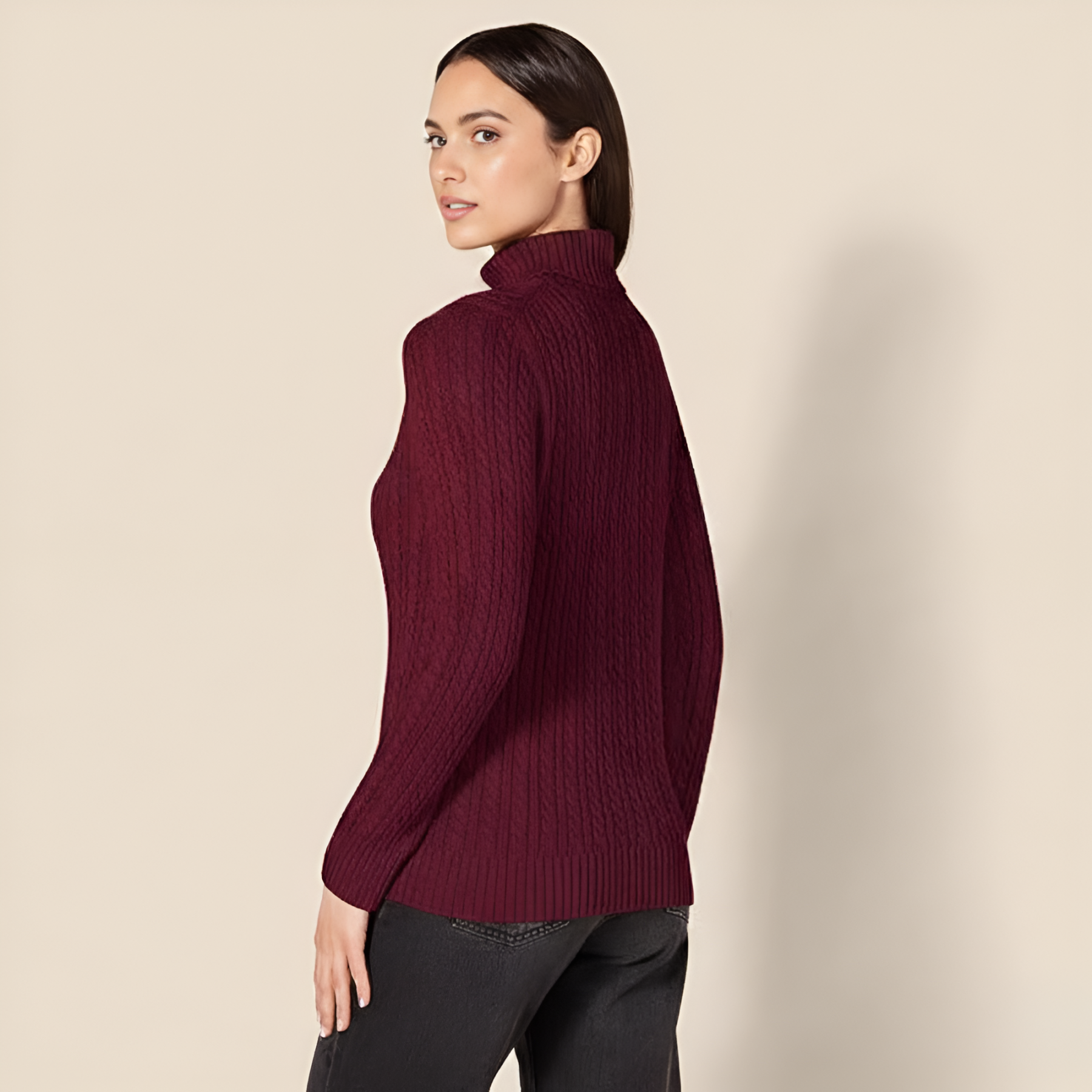 Classic Fisherman Cable Knit Sweater