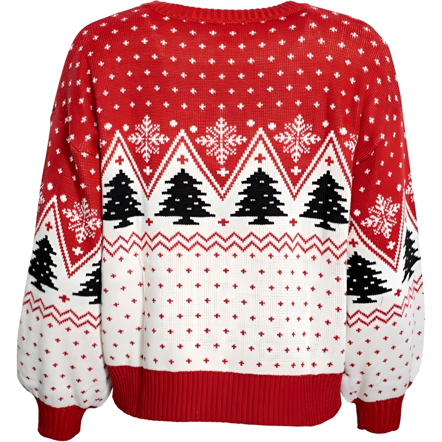 Polar Bear Drinking Ugly Christmas Sweater for Women