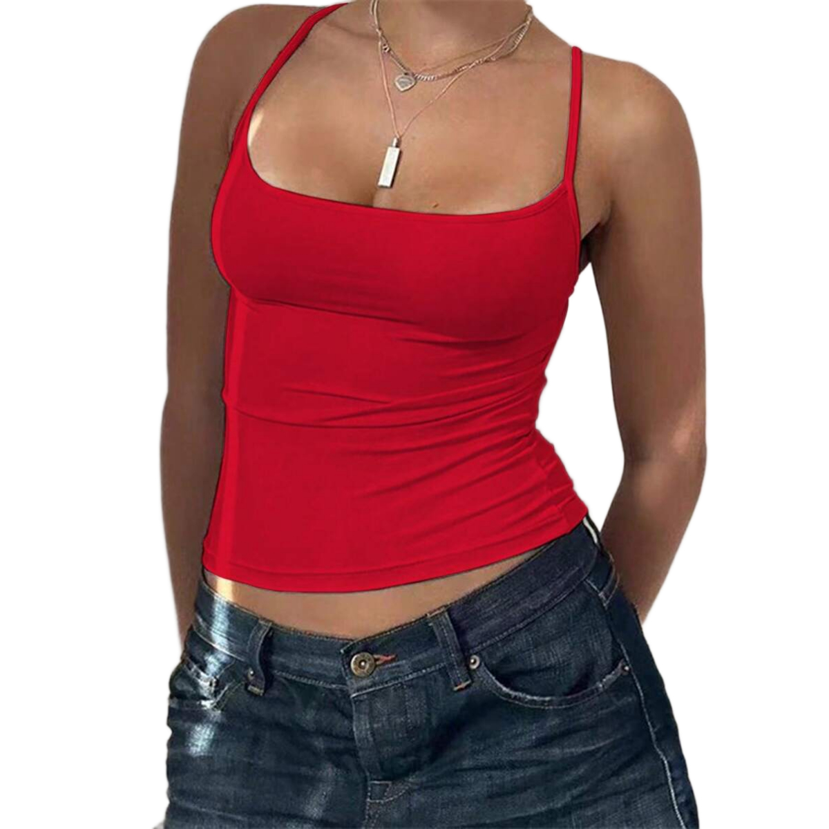Casual Versatile Slim Fit Camisole Top For Women