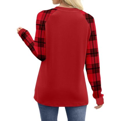 Long Sleeve Shirts for Women Color Tops Casual Crewneck Basic Tees