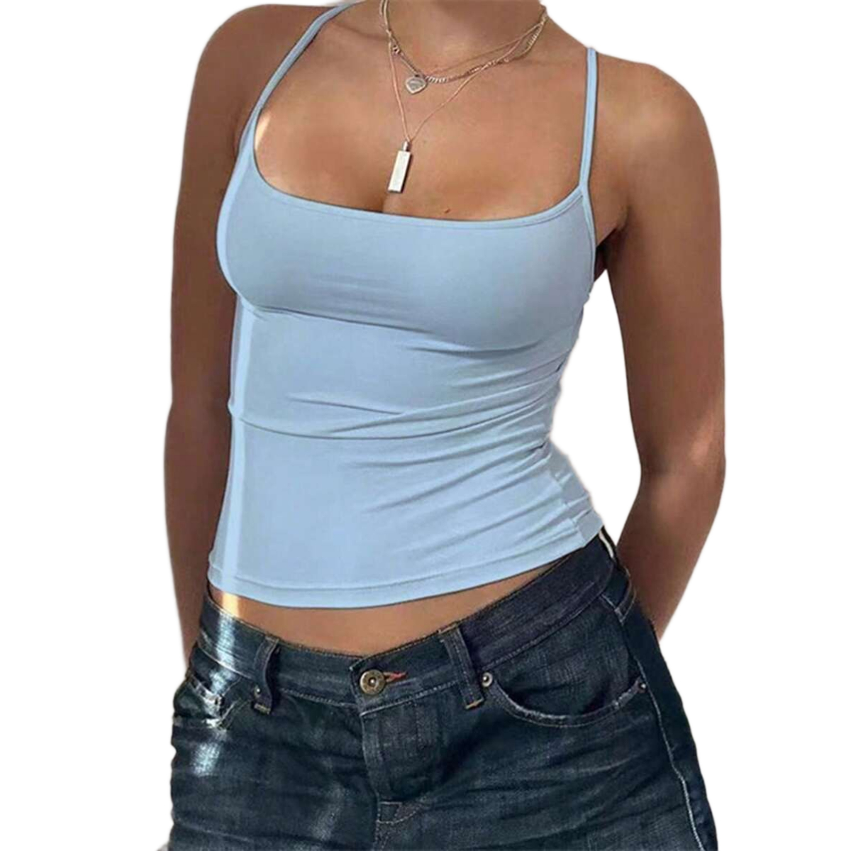 Casual Versatile Slim Fit Camisole Top For Women