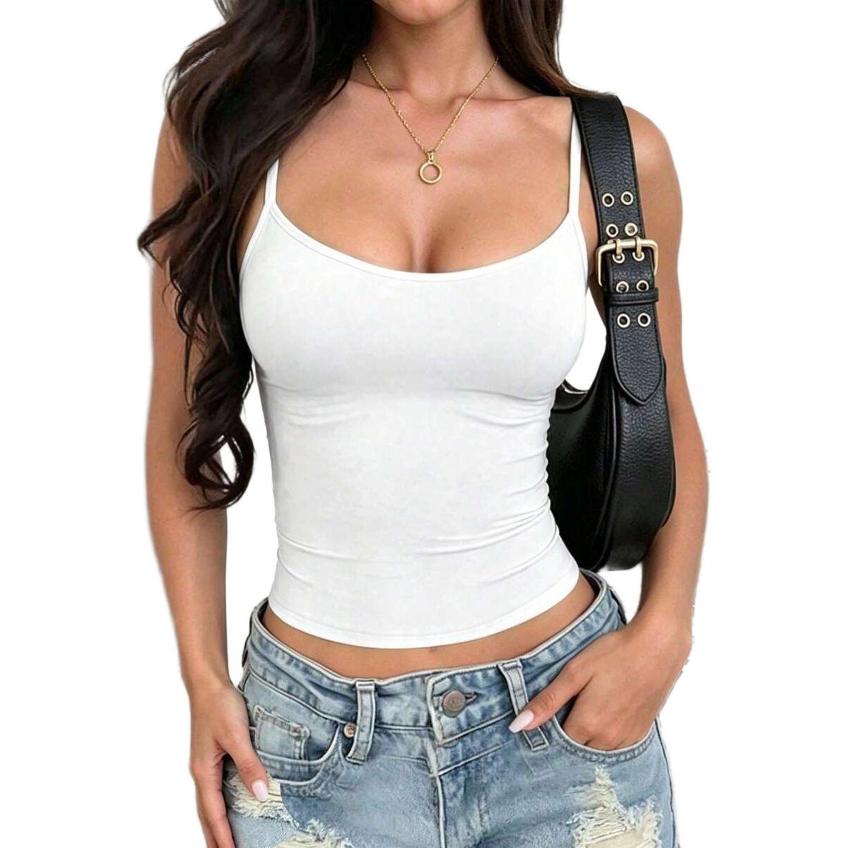 Casual Versatile Slim Fit Camisole Top For Women