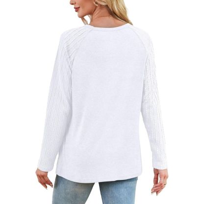 Long Sleeve Shirts for Women's Crewneck Oversized Sweatshirt Tunic Tops