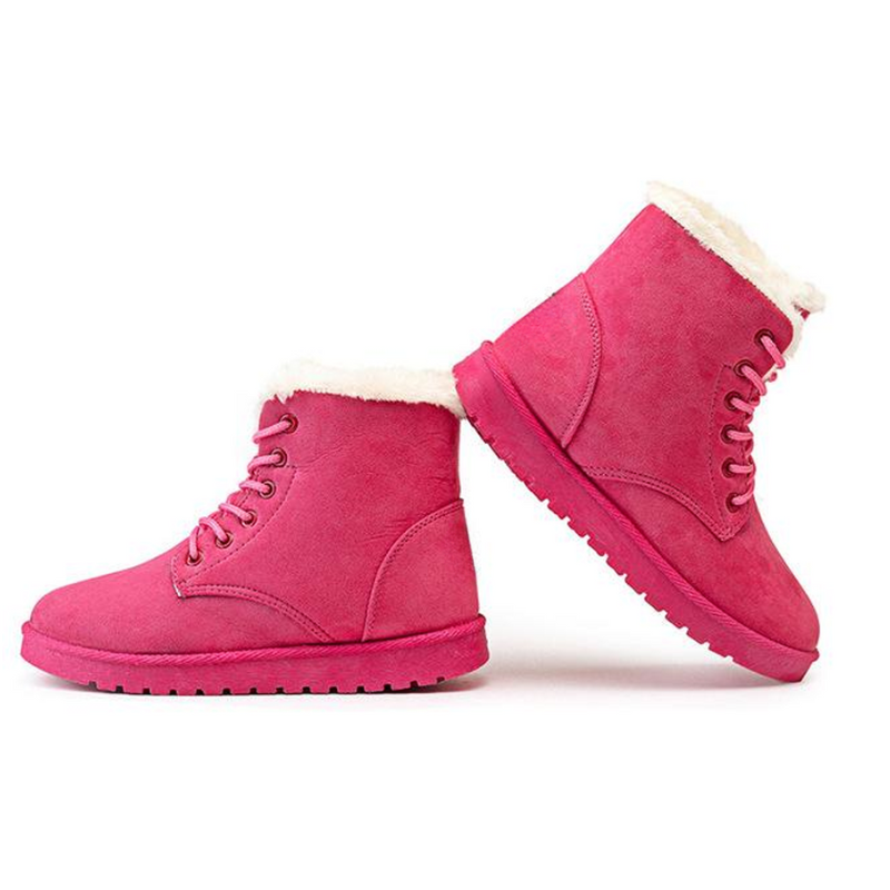 Cozy Winter Lace Up Boots-My Comfy Sandal