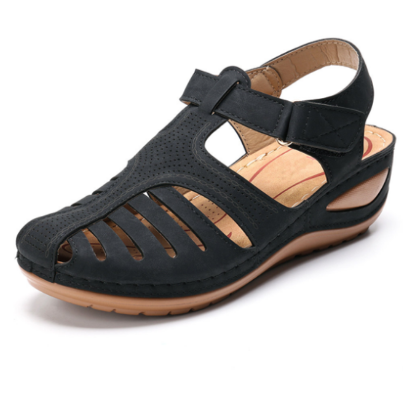 Lightweight Hook Loop Wedges Sandals-My Comfy Sandal
