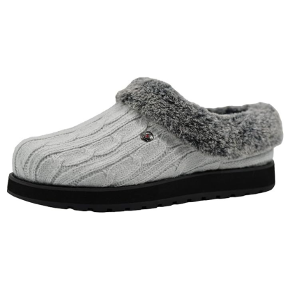 Faux Fur Lined Warm Slippers For Women In Winter