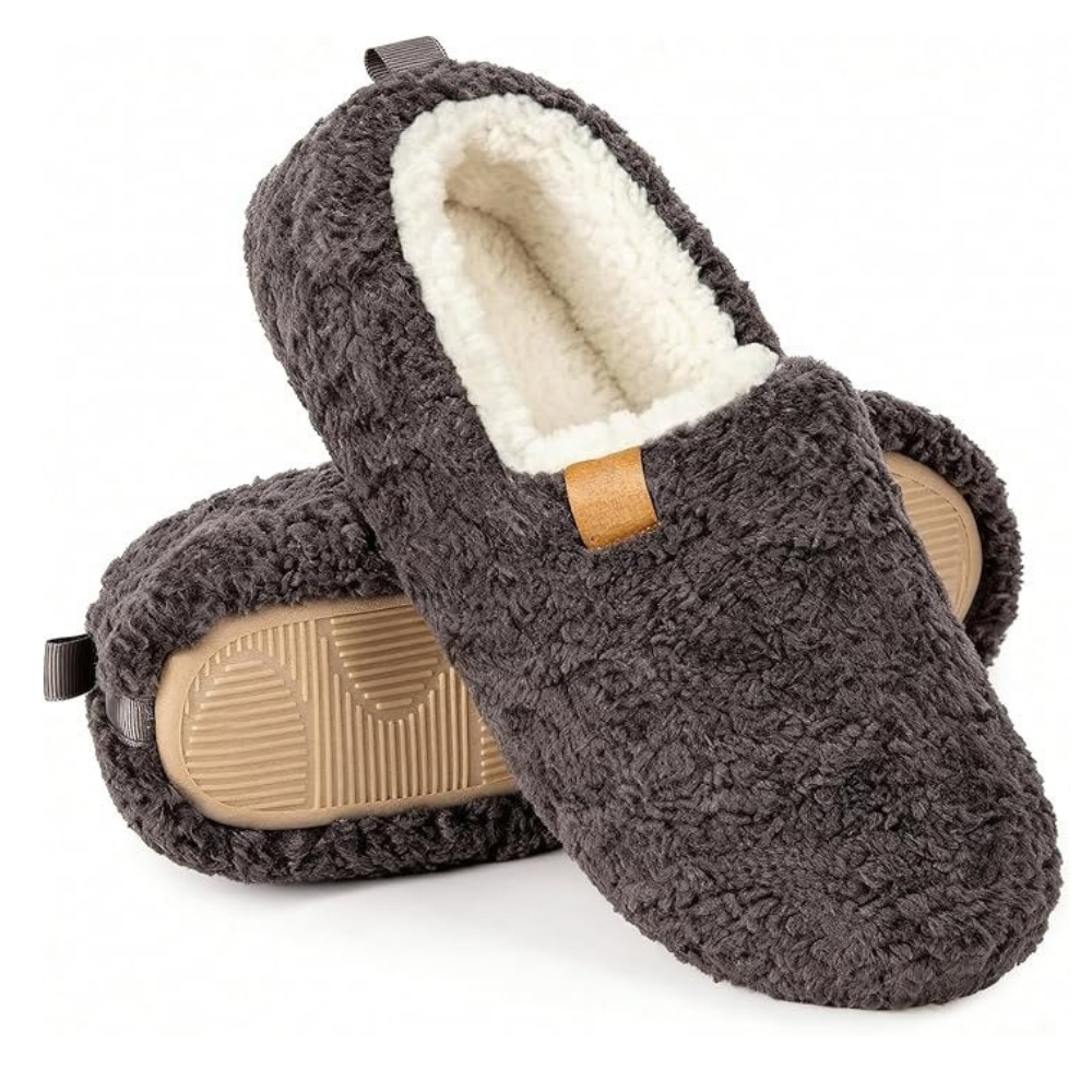 Soft Indoor Slippers For Women With Polar Fleece And Memory Foam