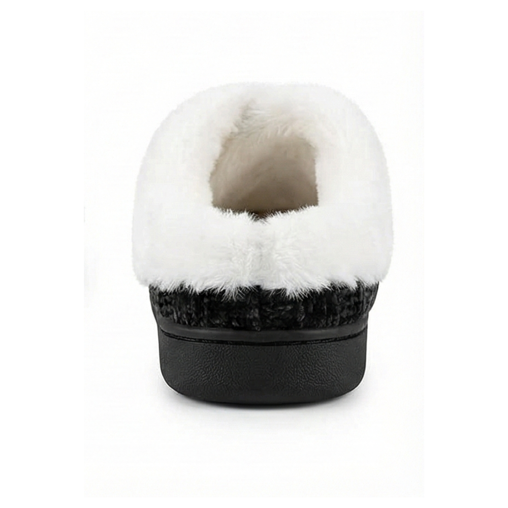 Furry Fleece Lined Slippers For Women