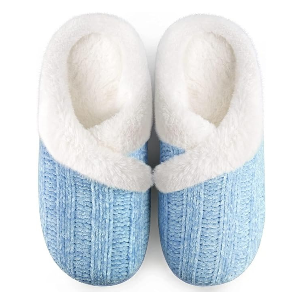 Furry Fleece Lined Slippers For Women