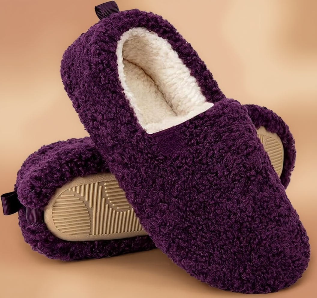 Cozy Polar Fleece Loafer Lightweight Foam Slippers