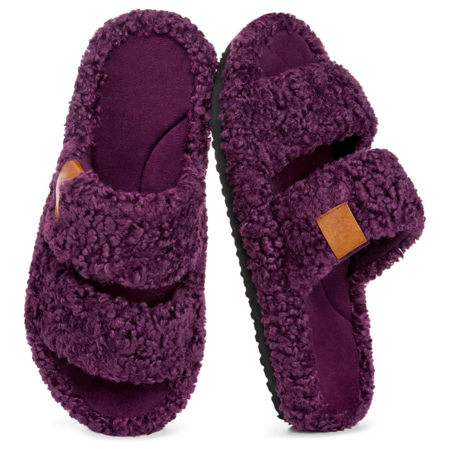 Comfy Soft Memory Foam Open Slippers Shoes For Women