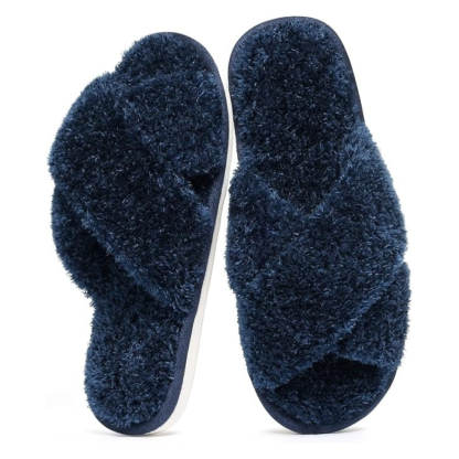 Band Memory Foam House Slippers