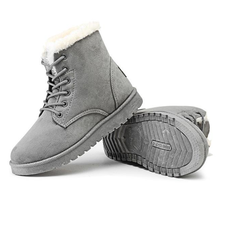 Cozy Winter Lace Up Boots-My Comfy Sandal