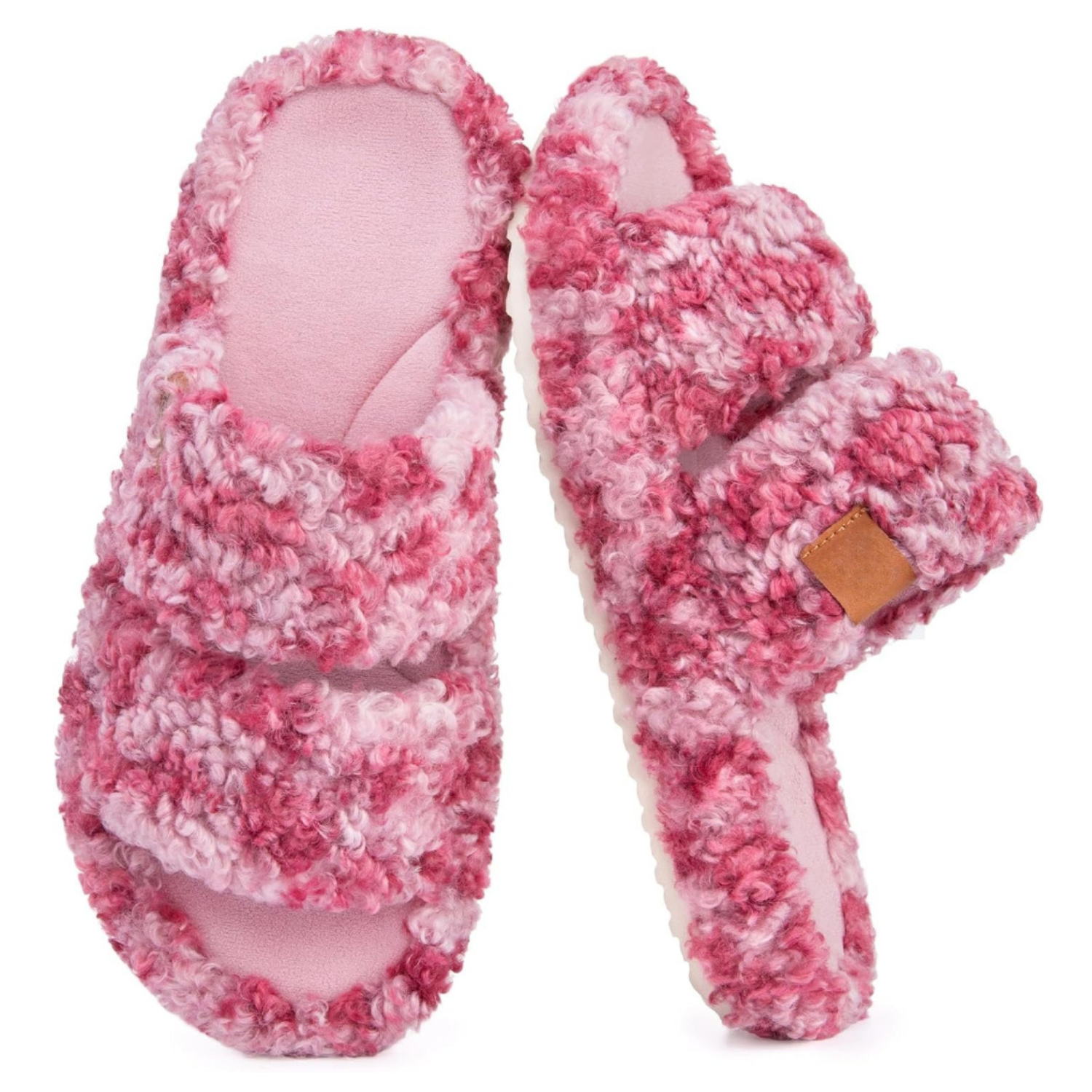 Comfy Soft Memory Foam Open Slippers Shoes For Women