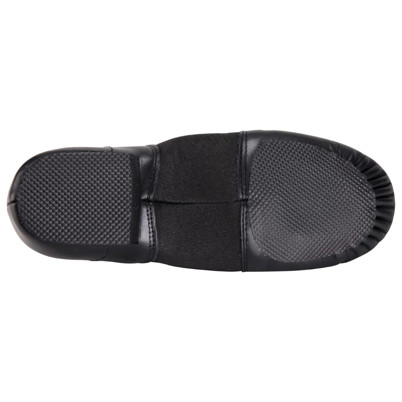 Leather Upper Jazz Shoes Slip On Design For Dance Practice