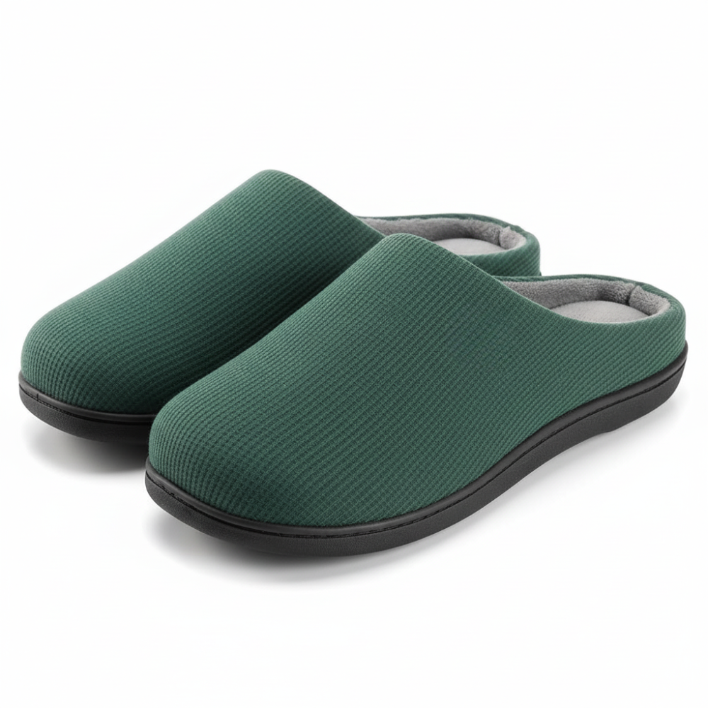 Cozy Indoor Slippers With Memory Foam Cushion