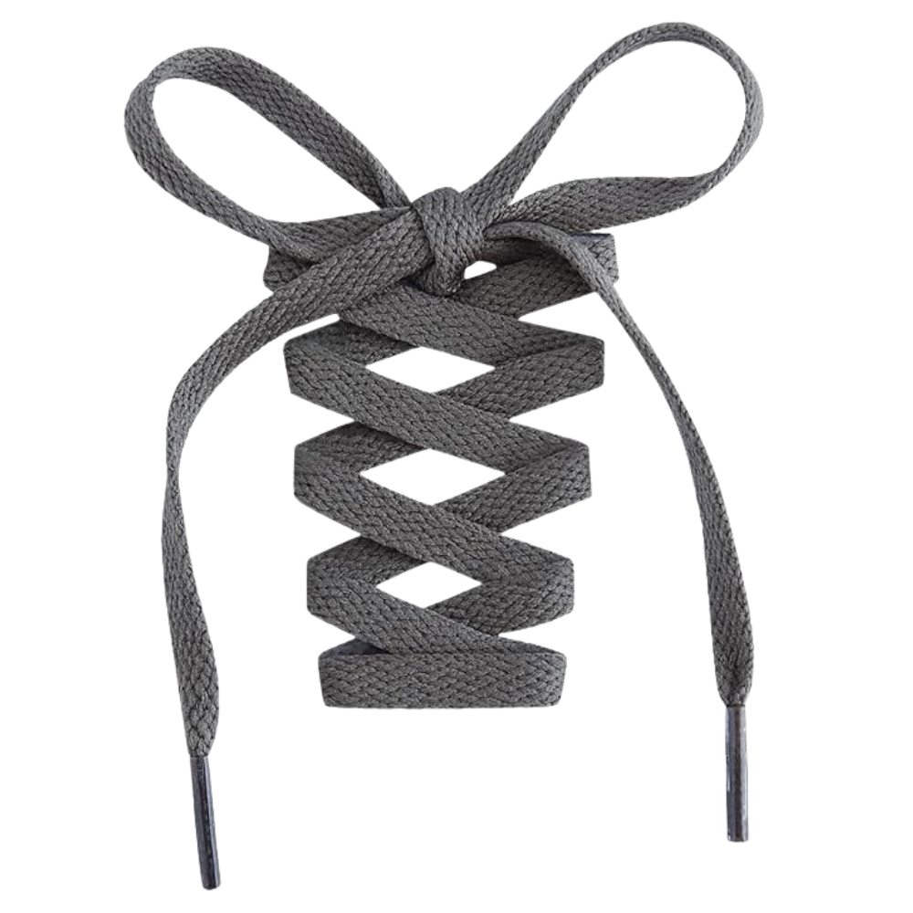 Pair of 2 Flat Shoelaces for Sneakers