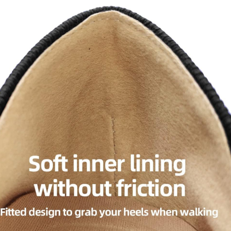 Textured Knit Slip On Flats With Memory Foam Insole