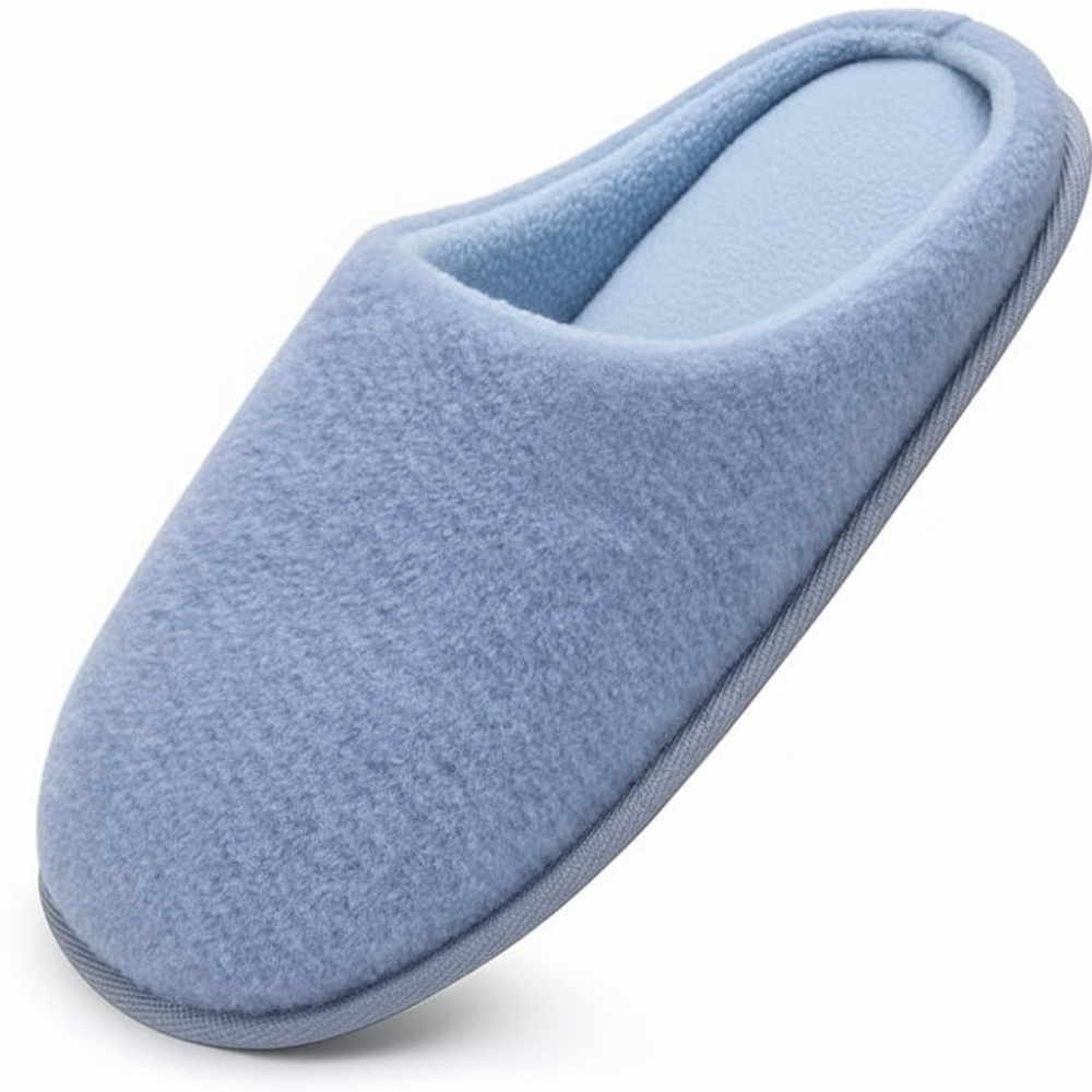 Mens Cozy Memory Foam scuff Slippers Slip