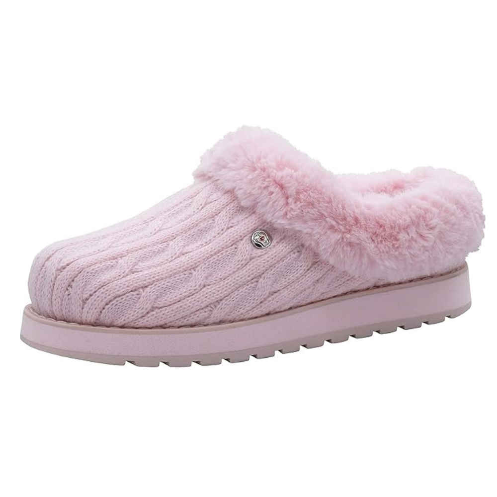 Faux Fur Lined Warm Slippers For Women In Winter