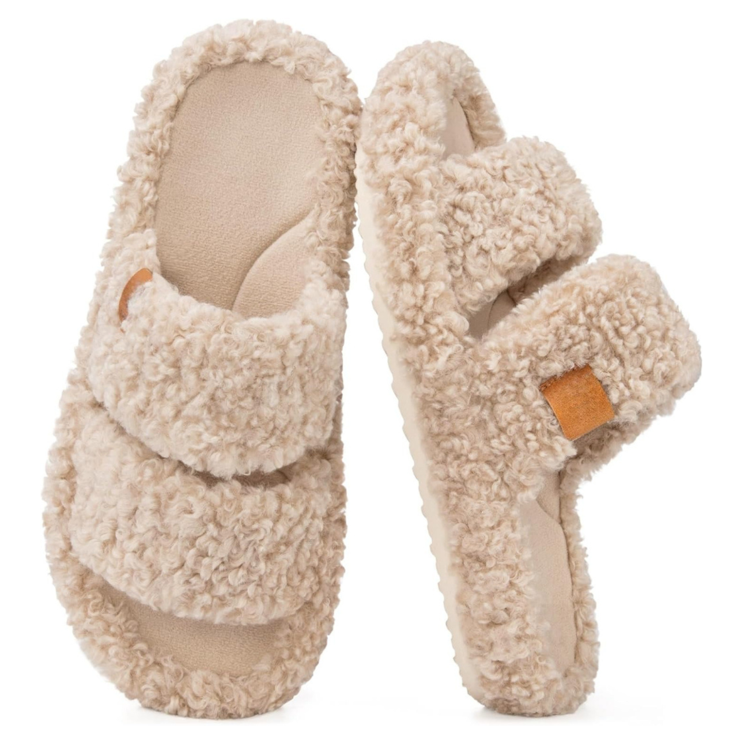 Comfy Soft Memory Foam Open Slippers Shoes For Women