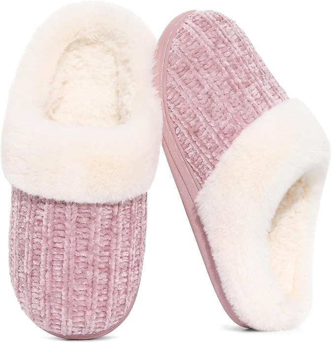 Classic Knit House Slippers Indoor Outdoor Lightweight