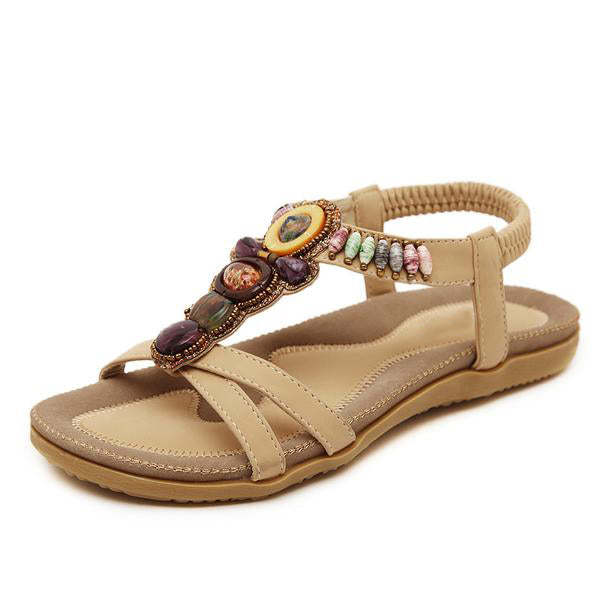 Bohemia Bead Flat Sandals-My Comfy Sandal