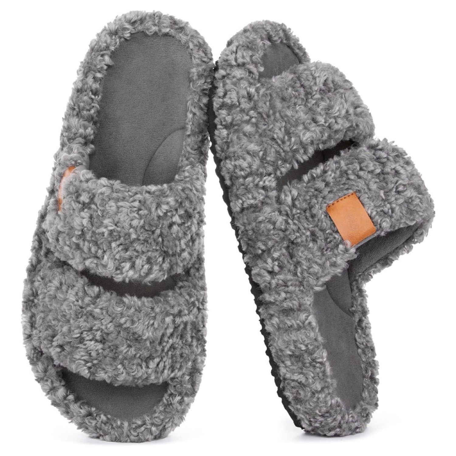 Comfy Soft Memory Foam Open Slippers Shoes For Women